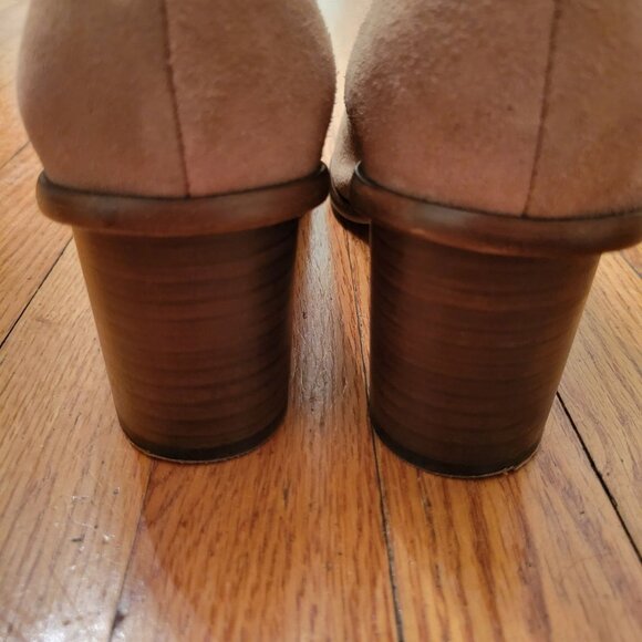 Patina 11 Suede Ankle Boots 41 VERO Square Toe Handmade Portland Leather - Picture 5 of 7